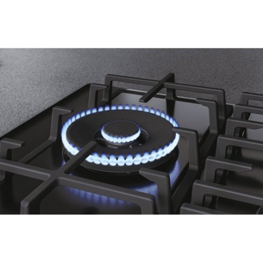Haier HAVG7WL4HB Placa de Gas 5 Zonas 75cm Negro