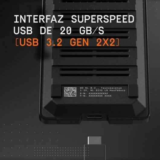 Western Digital P50 4 To Noir