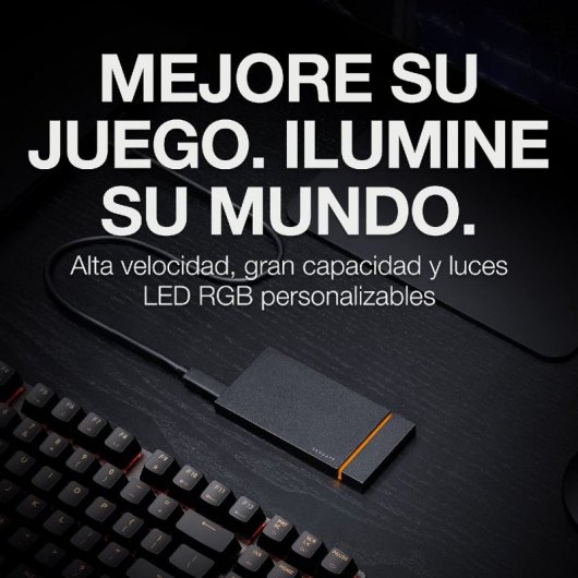Seagate FireCuda Gaming SSD 2TB USB-C Preto
