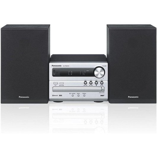 Microchaîne Panasonic SC-PM254EG-S 20W RMS Bluetooth CD DAB+ Argent