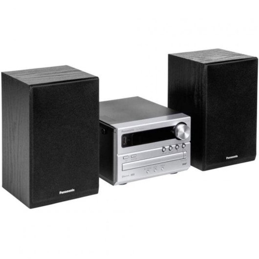 Microchaîne Panasonic SC-PM254EG-S 20W RMS Bluetooth CD DAB+ Argent