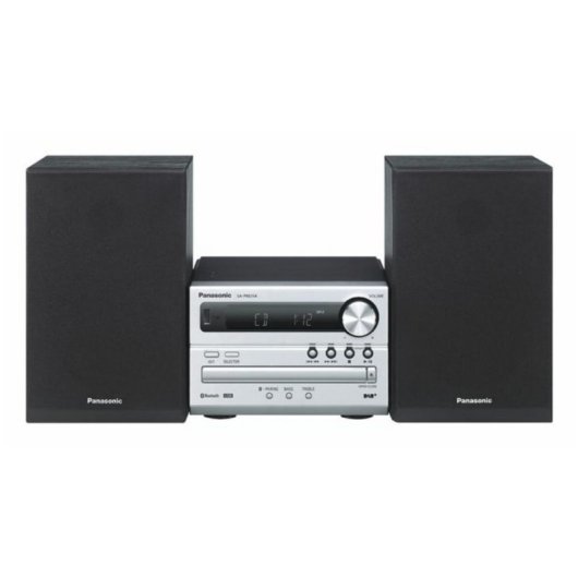 Microchaîne Panasonic SC-PM254EG-S 20W RMS Bluetooth CD DAB+ Argent