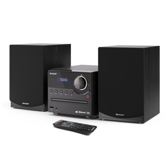 Microset Sharp XL-B517D 45W RMS Bluetooth CD DAB+ Zwart