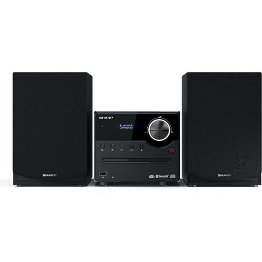 Microset Sharp XL-B517D 45W RMS Bluetooth CD DAB+ Zwart