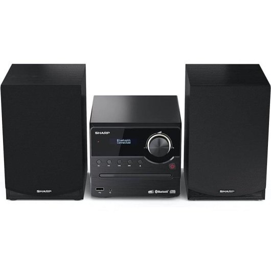 Microset Sharp XL-B517D 45W RMS Bluetooth CD DAB+ Zwart