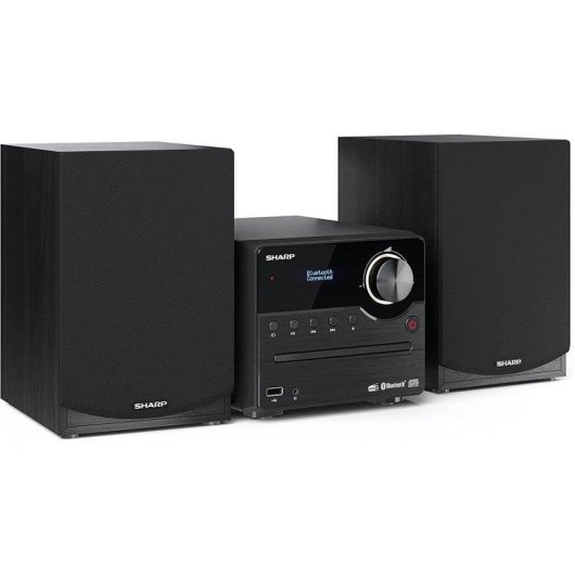 Microset Sharp XL-B517D 45W RMS Bluetooth CD DAB+ Zwart