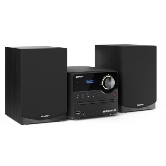 Microset Sharp XL-B517D 45W RMS Bluetooth CD DAB+ Zwart