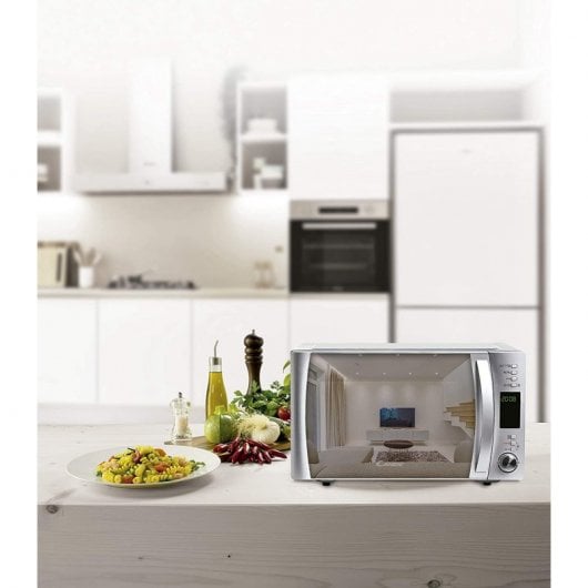 Candy CMXG25GDSS Micro-ondes avec Grill 25L 900W Miroir