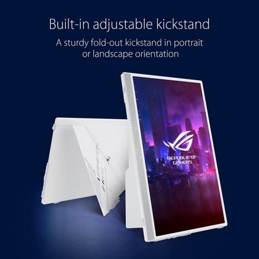 Asus ROG Strix XG16AHP-W Monitor Portátil 15.6" LED IPS FullHD 144Hz G-Sync Compatible Blanco