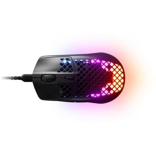 Ratón Steelseries Aerox 3 USB-C 8500 DPI Nero Ultra Leggero RGB