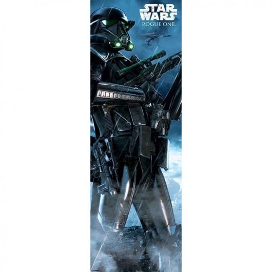 Pyramid Int Poster per porta Star Wars Rogue One Death Trooper Rain 158x53 cm