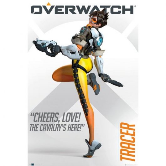 GB Eye Maxi Póster Overwatch Tracer 91.5x61cm