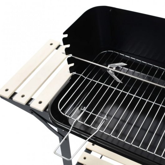 VidaXL Barbacoa de Carbón con Ruedas