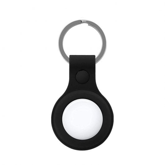 Cool Llavero Silicona Negro Compatible con AirTag