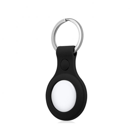 Cool Llavero Silicona Negro Compatible con AirTag