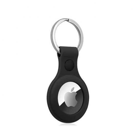 Cool Llavero Silicona Negro Compatible con AirTag