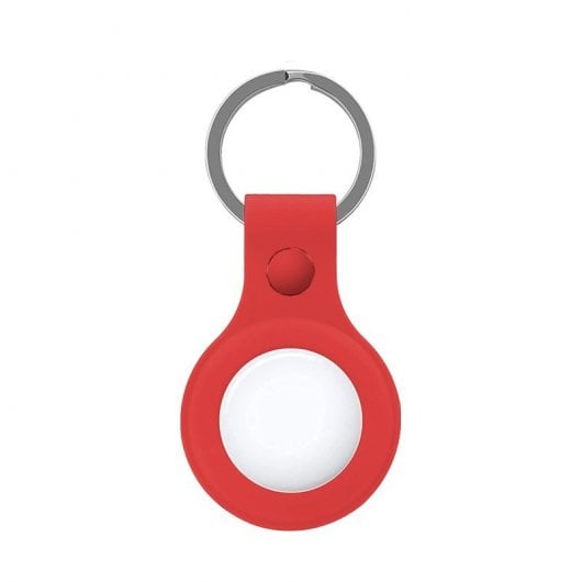 Cool Llavero Silicona Rojo Compatible con AirTag