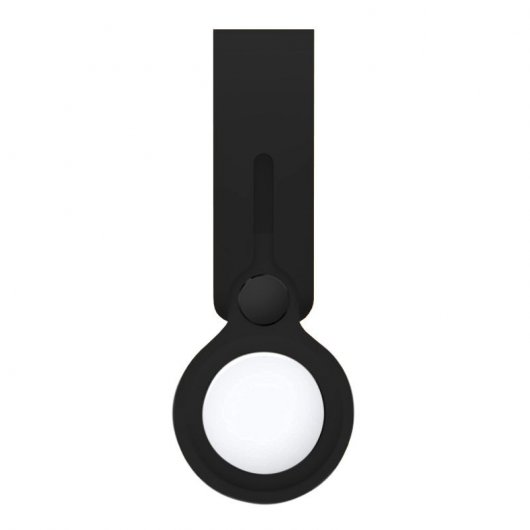 Cool Loop Llavero Silicona Negro Compatible con AirTag