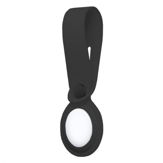 Cool Loop Llavero Silicona Negro Compatible con AirTag