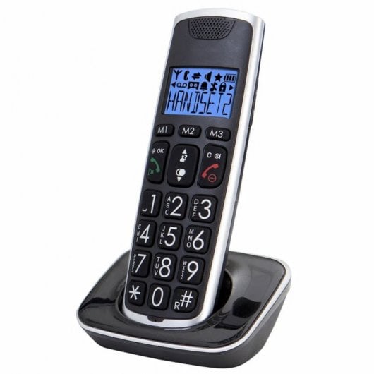 Profoon PDX-2728 Dúo Teléfonos Inalámbricos DECT Negros