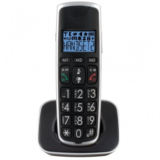 Profoon PDX-2728 Dúo Teléfonos Inalámbricos DECT Negros