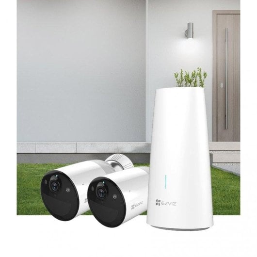 Câmera de vigilância EZVIZ BC1-B2 FullHD Visão Noturna Interno e Externo Áudio Bidirecional e Controle por Voz