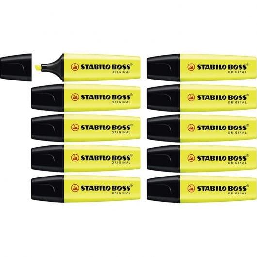 STABILO BOSS ORIGINAL Marker 1 Stück(e) Meißel Gelb (70/24)