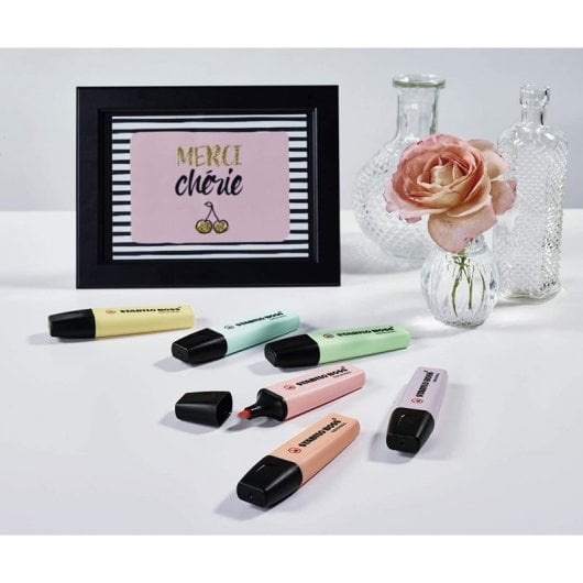 STABILO Boss Original Pastel 10 Marcadores Fluorescentes Rosa