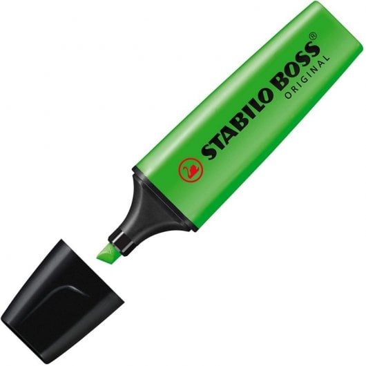 STABILO Boss Original 10 Marcadores Fluorescentes Verdes