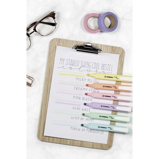 STABILO Swing Cool Pastel Edition Estuche 6 Marcadores Fluorescentes