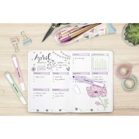 STABILO Swing Cool Pastel Edition Estuche 6 Marcadores Fluorescentes
