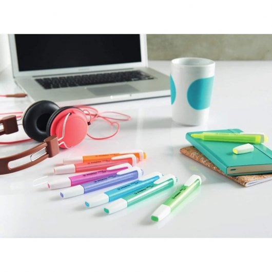 STABILO Swing Cool Etui mit 8 fluoreszierenden Markern