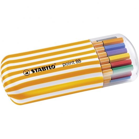 STABILO Point 88 Premium Zebrui Etui de 20 feutres