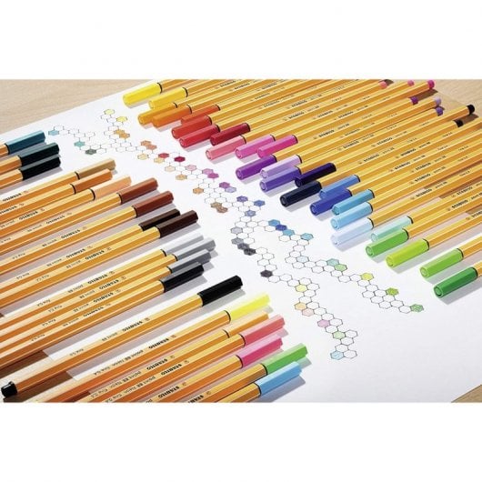 STABILO point 88 Fineliner Medium Mehrfarbig 8 Stück(e)