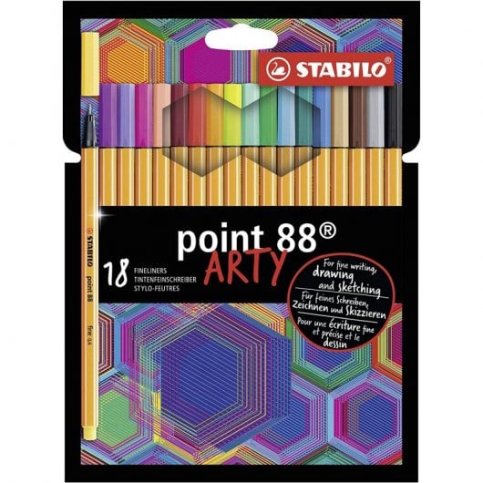 STABILO Point 88 Arty Estuche de 18 Rotuladores