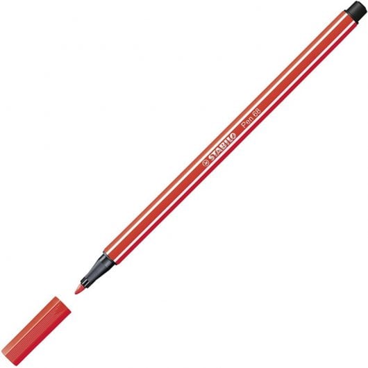 STABILO Pen 68 Estuche Premium Zebrui Turquesa de 20 Rotuladores