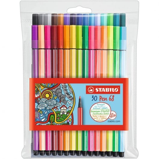 STABILO Pen 68 Estuche de 30 Rotuladores