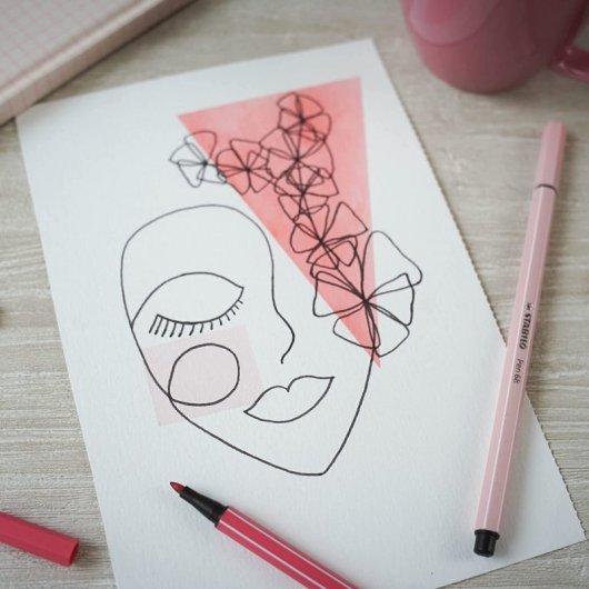 STABILO Pen 68 Filzstift Mehrfarbig 8 Stück(e)
