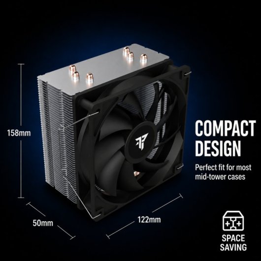 Tempest Basic 3Pipes Cooler CPU 120mm