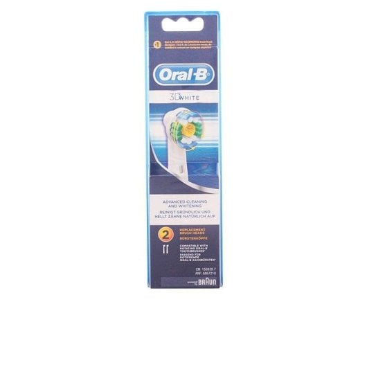 Aufsteckbürste Oral-B 3D White Pro-Bright 2 Einheiten Zahnaufhellung