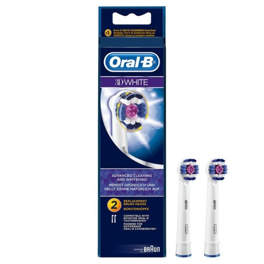 Aufsteckbürste Oral-B 3D White Pro-Bright 2 Einheiten Zahnaufhellung