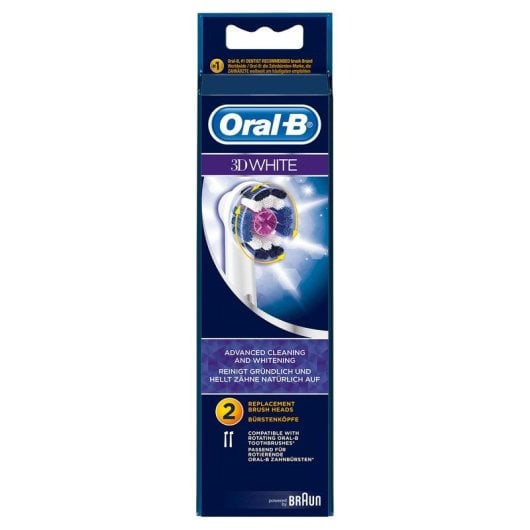 Aufsteckbürste Oral-B 3D White Pro-Bright 2 Einheiten Zahnaufhellung