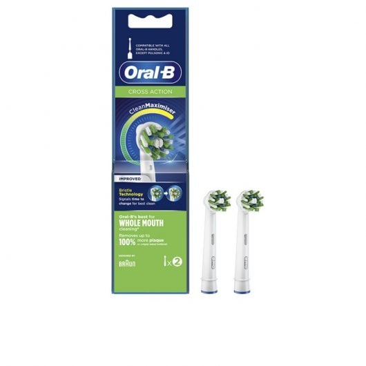 Testine per spazzolino elettrico Oral-B Cross Action 2 unità