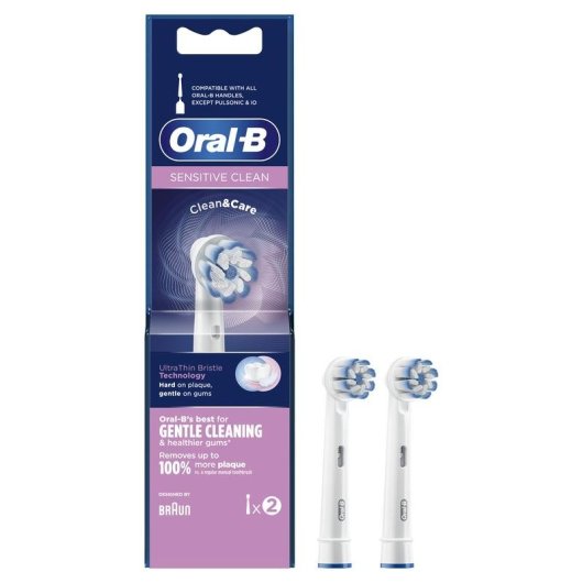 Oral-B Sensitive Clean Cabezales para Cepillo de Dientes Eléctrico 2 Unidades