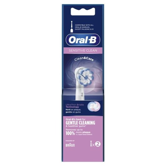 Oral-B Sensitive Clean Cabezales para Cepillo de Dientes Eléctrico 2 Unidades