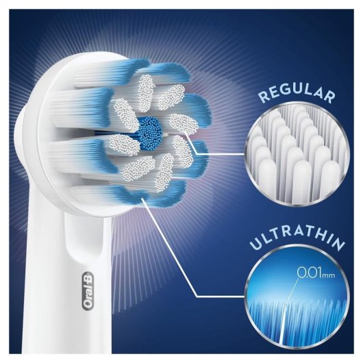 Oral-B Sensitive Clean Cabezales para Cepillo de Dientes Eléctrico 2 Unidades