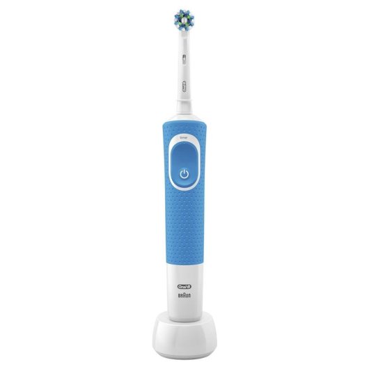 Oszillierende Zahnbürste Oral-B Vitality Cross Action Blau 1 Bürstenkopf Timer