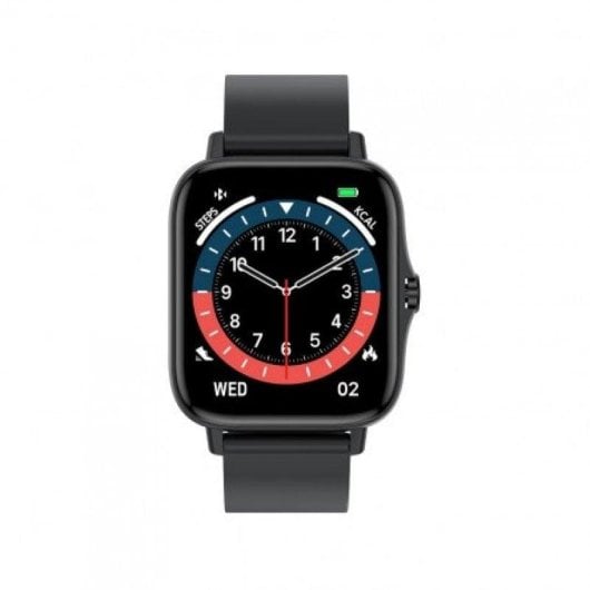 DCU Tecnologic Calls&Sports Bluetooth 44mm Écran HD Zinc Noir/Bleu S/M IP67 SpO2 Pulsomètre