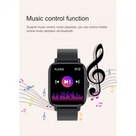 DCU Tecnologic Calls&Sports Smartwatch + 2 Correas Silicona Negra/Azul