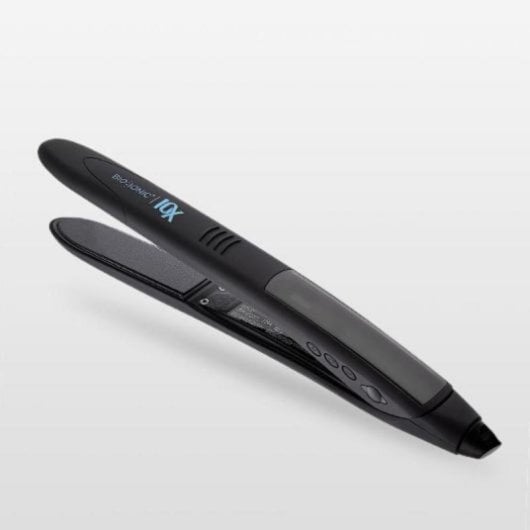 Piastra per Capelli Ceramica Professionale Bio Ionic 10X Pro Styling Iron 230ºC 5 Impostazioni Ionica Spegnimento Automatico Nero